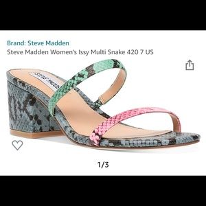 Issy multi snake heels